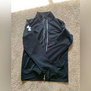 Under Armour black zip up light weight all season jacket